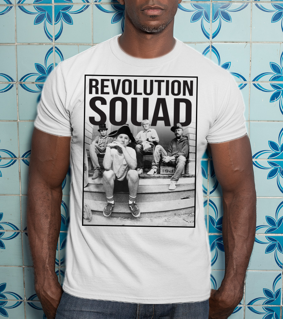 Revolution Squad Colonial Hat Group T-Shirt