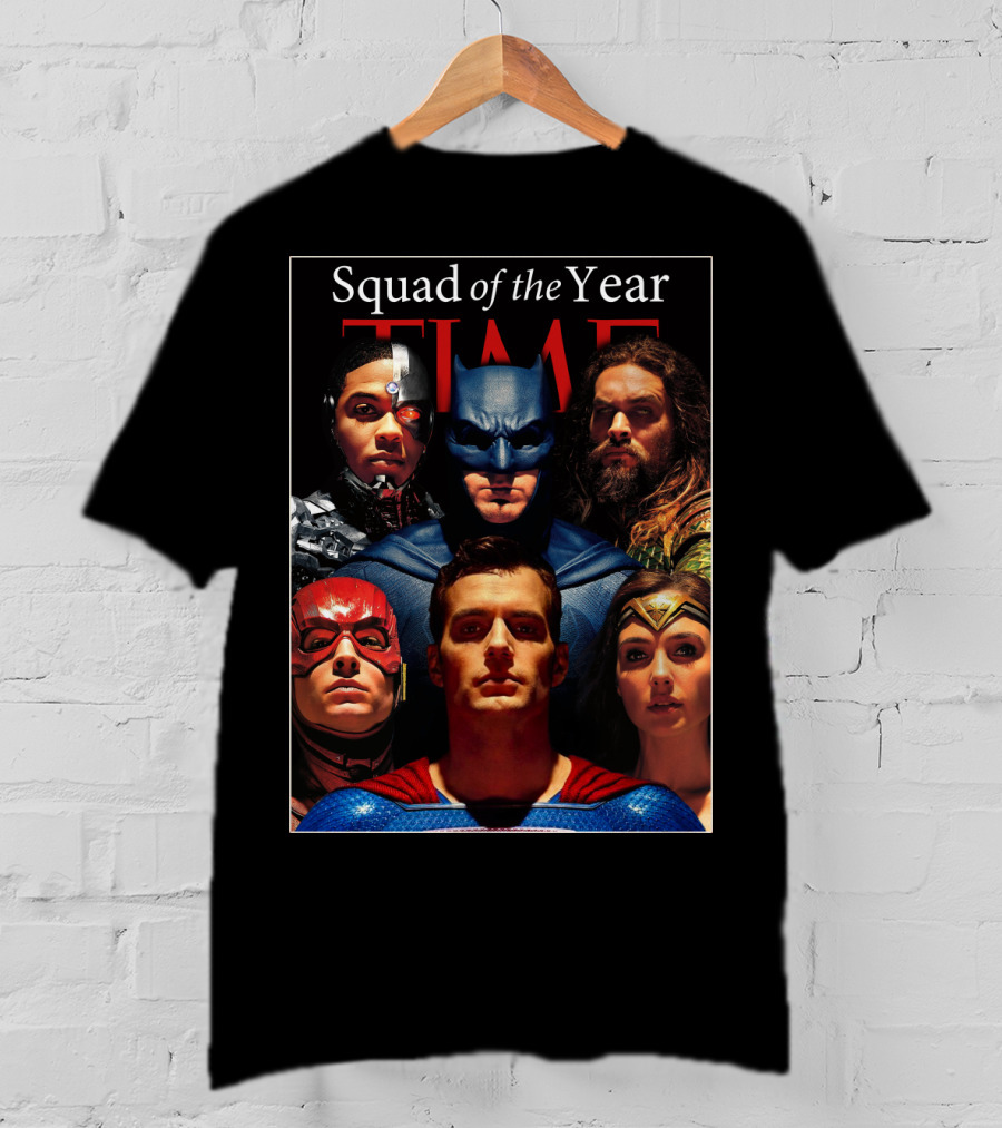 Squad Of The Year TIME Justice League Heroes T-Shirt