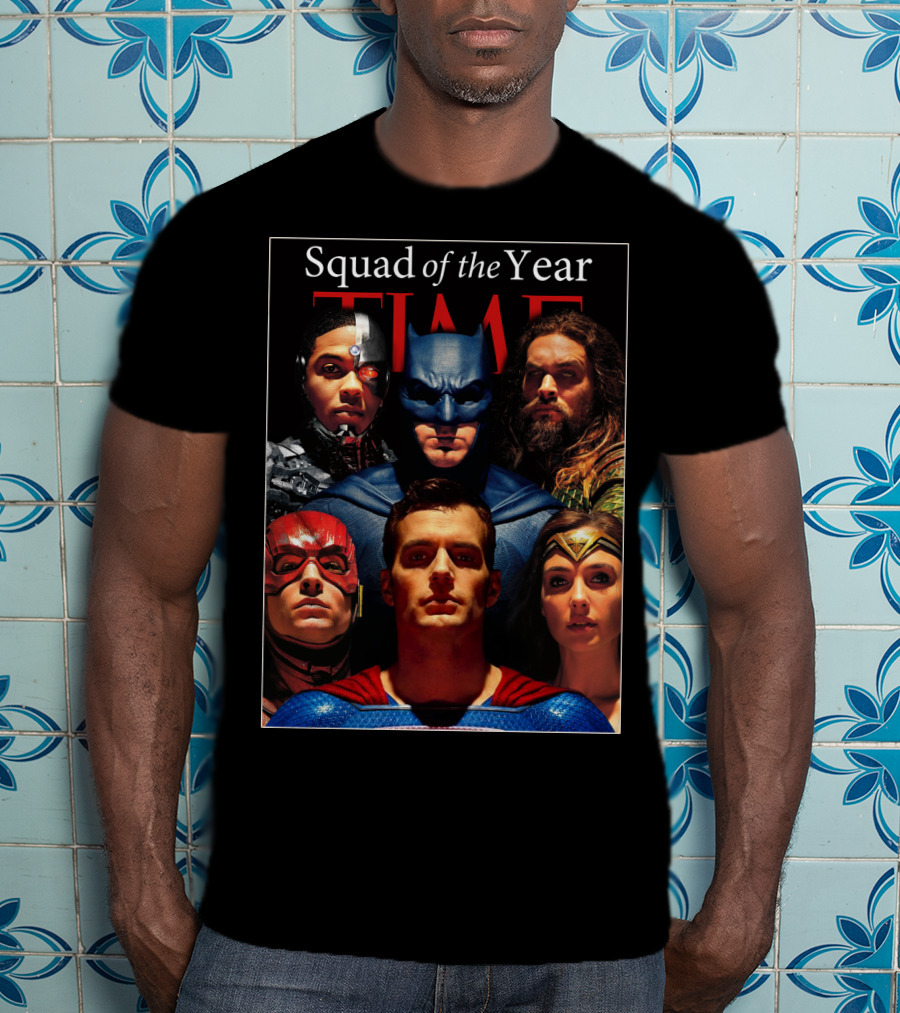 Squad Of The Year TIME Justice League Heroes T-Shirt