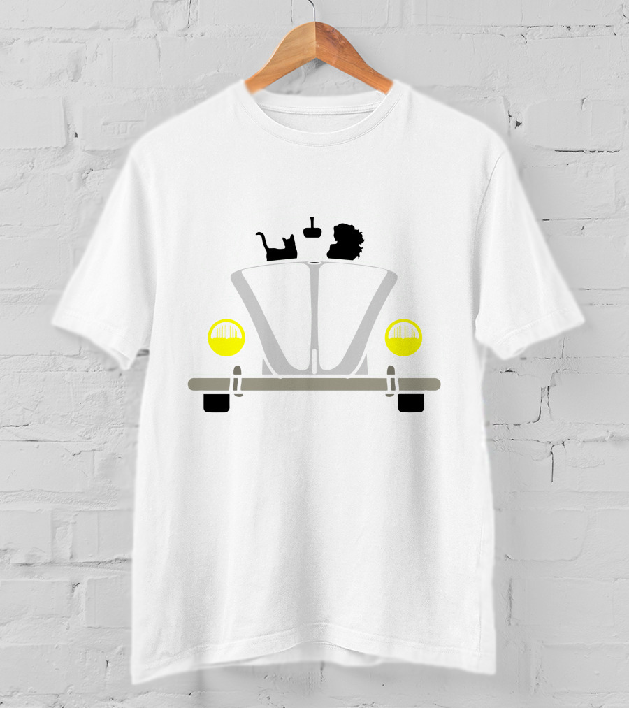 Volkswagen Beetle Cat Companion Journey T-Shirt