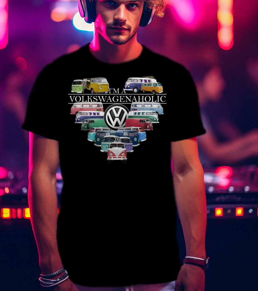 I'M A VOLKSWAGENAHOLIC Volkswagen Vans Collection T-Shirt
