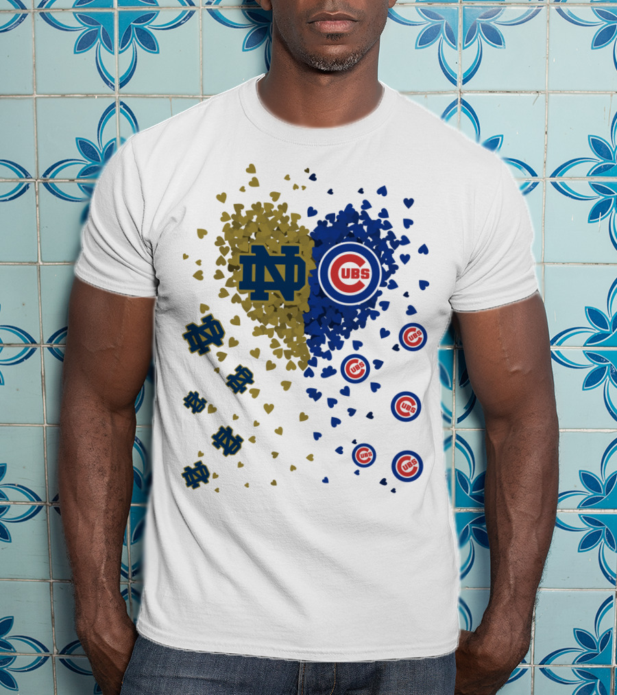 Notre Dame Fighting Irish Cubs Heart Fusion T-Shirt