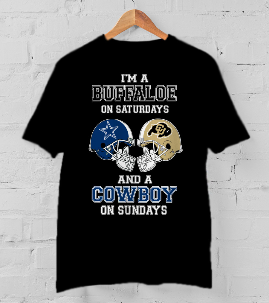 I'm A Buffaloe On Saturdays And A Cowboy On Sundays T-Shirt