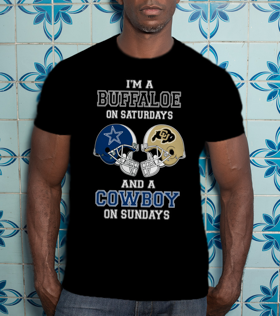 I'm A Buffaloe On Saturdays And A Cowboy On Sundays T-Shirt