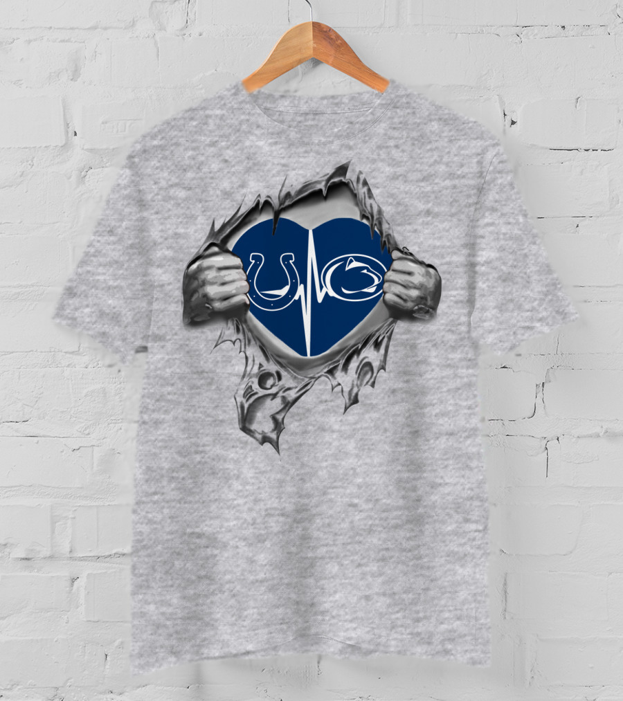 Indianapolis Colts Penn State Heartbeat T-Shirt