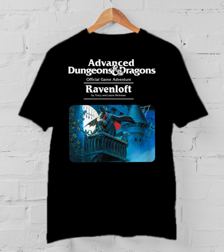 Advanced Dungeons And Dragons Official Game Adventure Ravenloft By Tracy And Laura Hickman T-Shirt