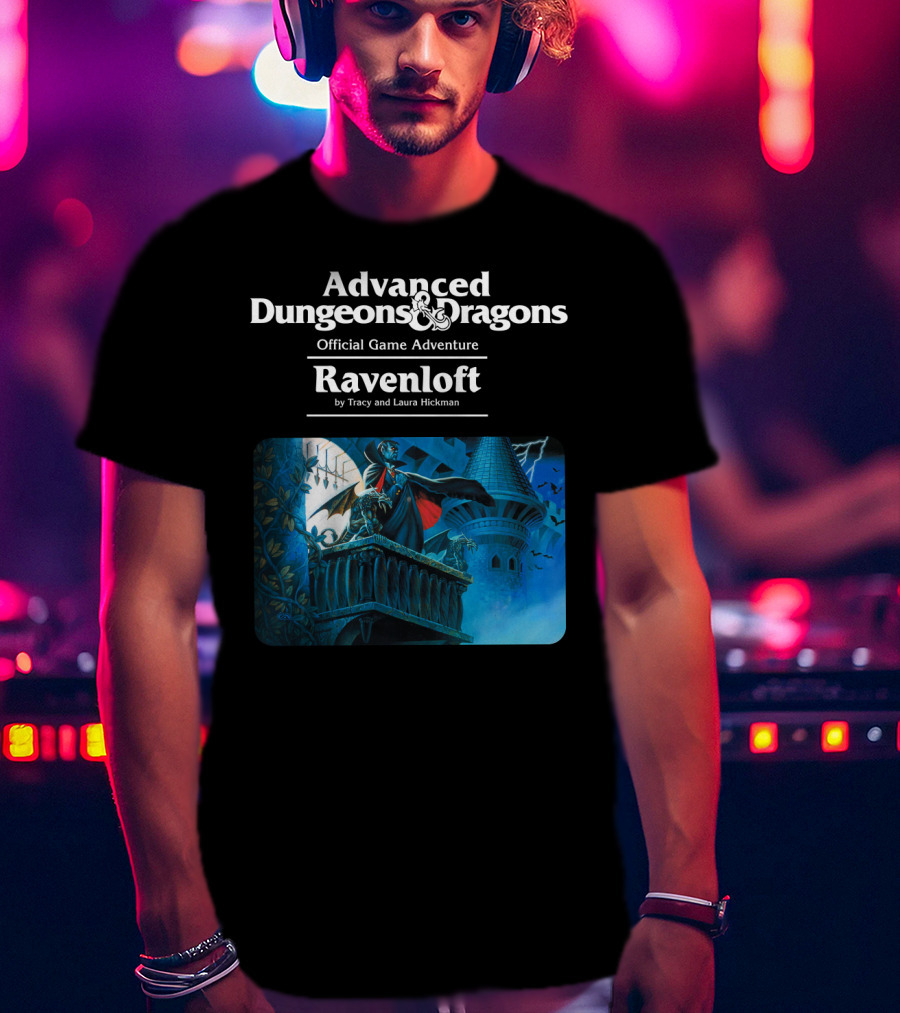 Advanced Dungeons And Dragons Official Game Adventure Ravenloft By Tracy And Laura Hickman T-Shirt