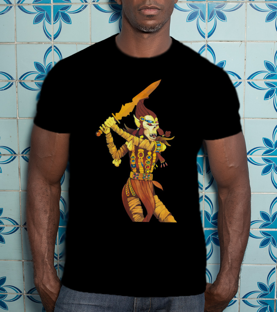 Fiend Folio Sword-Wielding Creature Fantasy T-Shirt