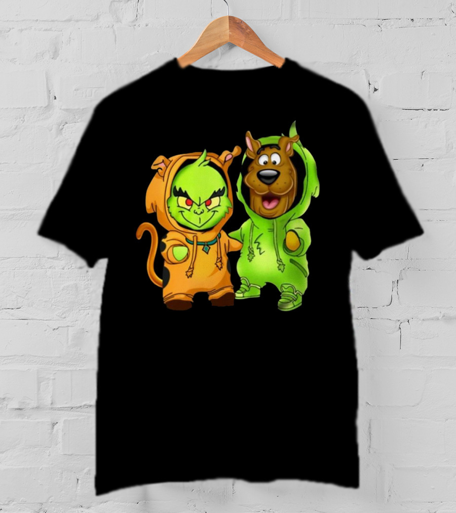 Grinch Scooby Doo Costume Mashup Halloween Crossover T-Shirt