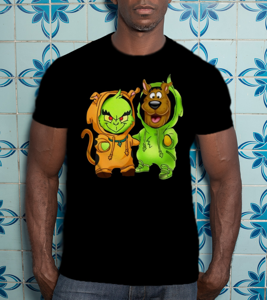 Grinch Scooby Doo Costume Mashup Halloween Crossover T-Shirt
