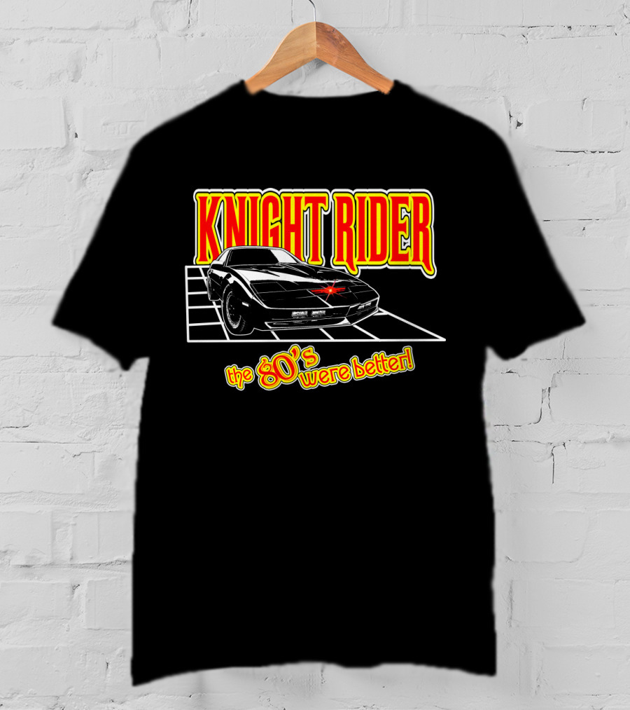 Knight Rider 80's Were Better Retro Car T-Shirt