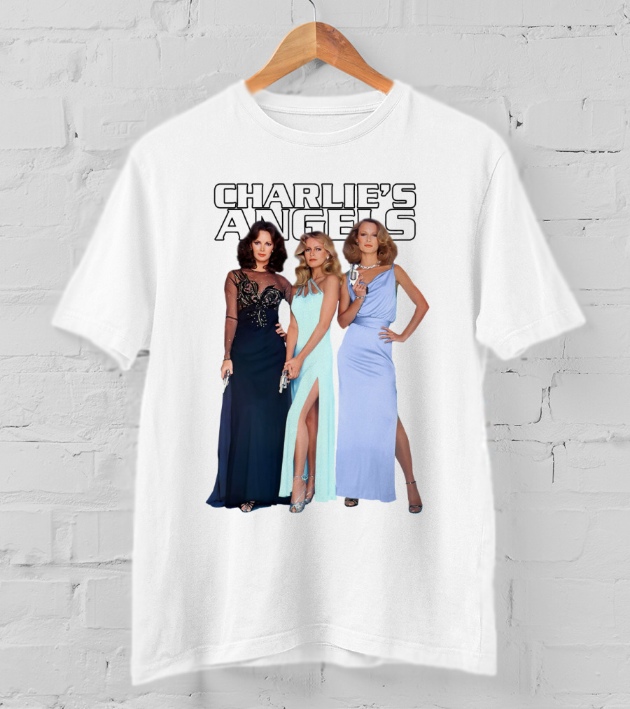 Charlie's Angels Classic Trio In Evening Gowns T-Shirt
