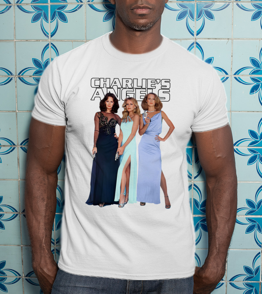 Charlie's Angels Classic Trio In Evening Gowns T-Shirt