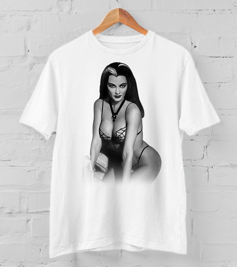 Lily Munster Retro Style Swimwear Pin-Up T-Shirt