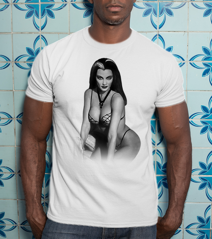 Lily Munster Retro Style Swimwear Pin-Up T-Shirt