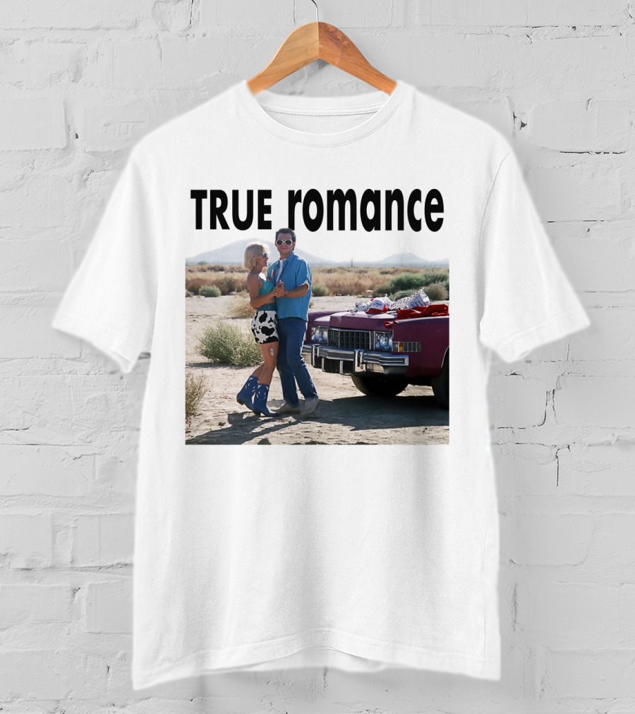 TRUE Romance Classic Movie Scene Desert Cadillac T-Shirt