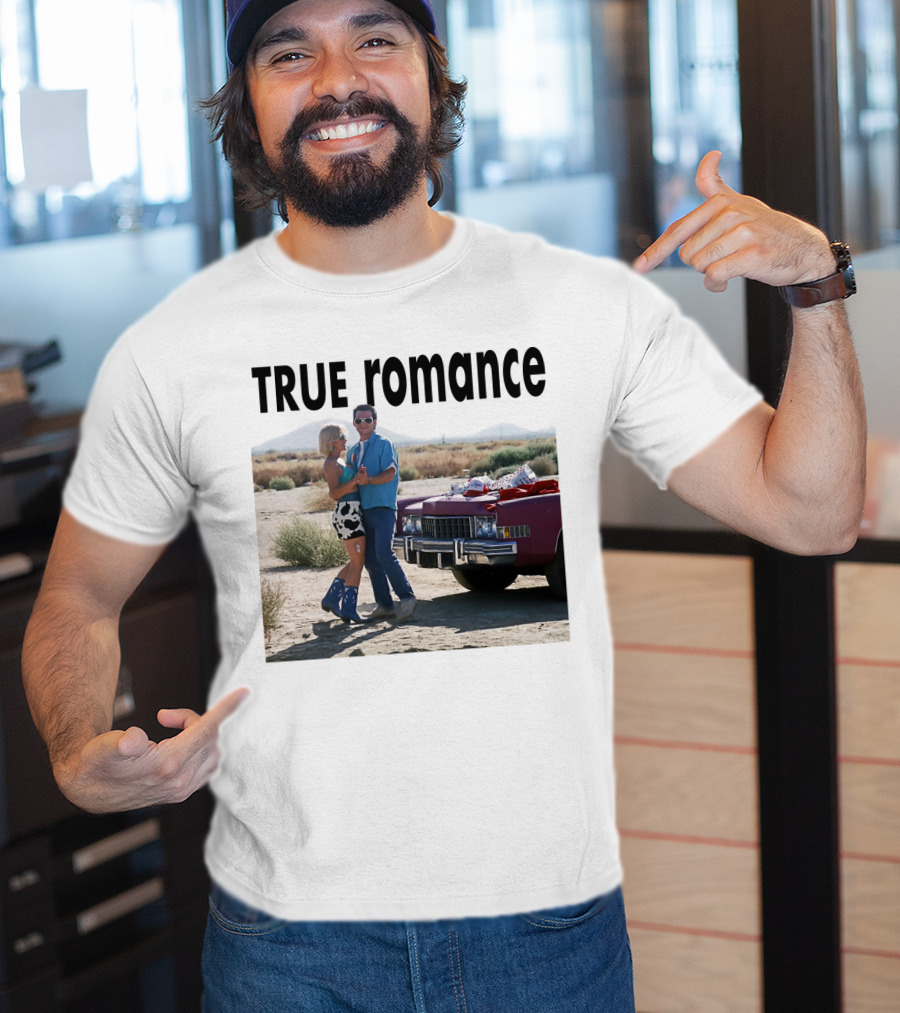 TRUE Romance Classic Movie Scene Desert Cadillac T-Shirt