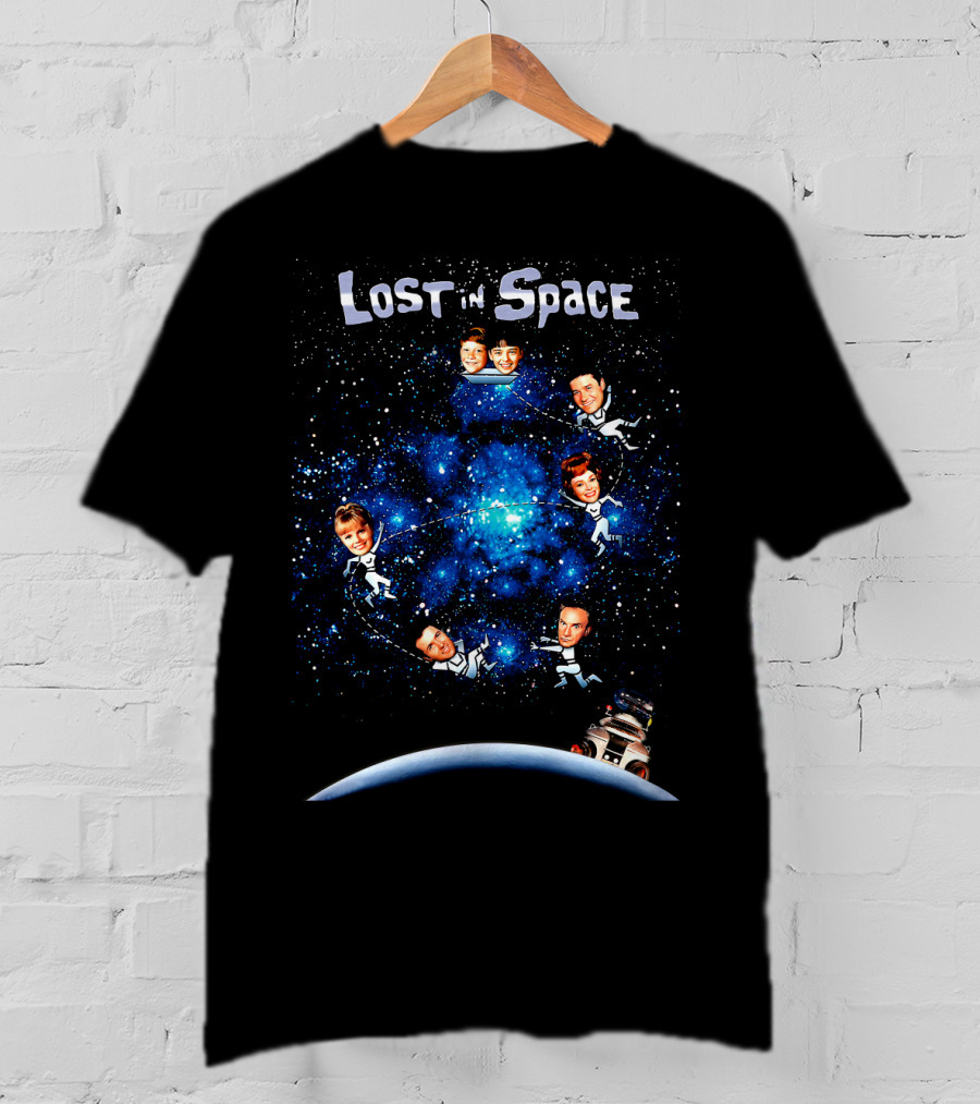 Lost In Space Family Floating Galaxy Adventure T-Shirt