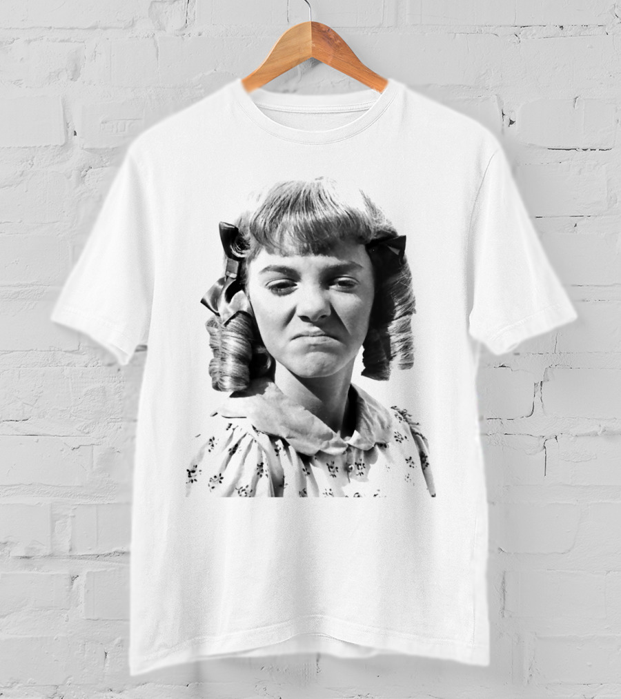 Alison Arngrim Little House On The Prairie Nellie Oleson Iconic Character Face T-Shirt