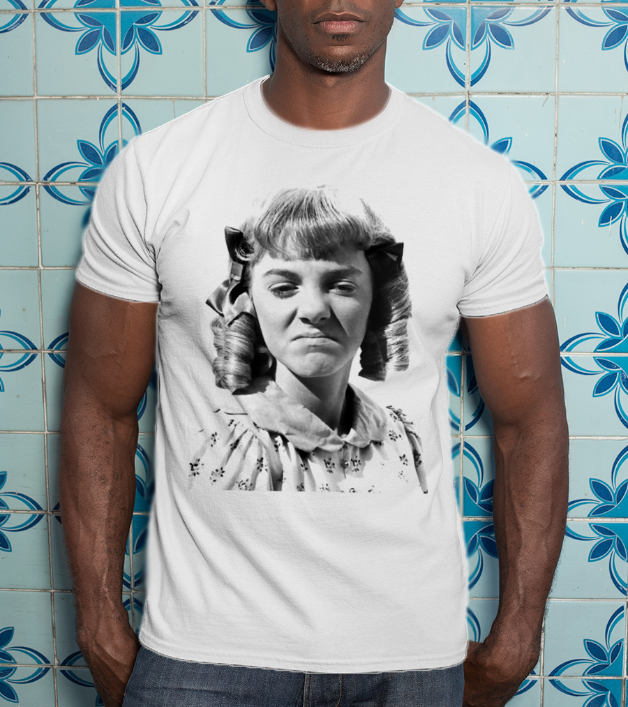 Alison Arngrim Little House On The Prairie Nellie Oleson Iconic Character Face T-Shirt