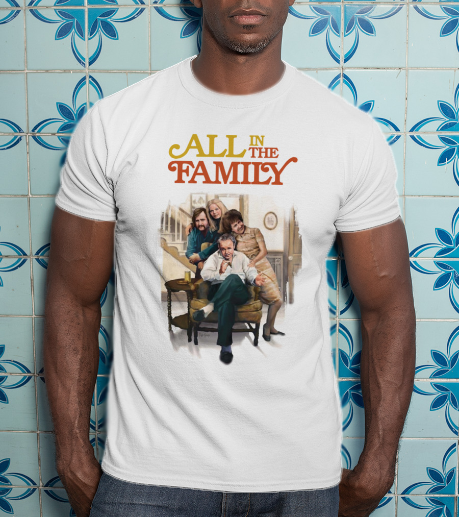 All In The Family Classic TV Sitcom Cast T-Shirt