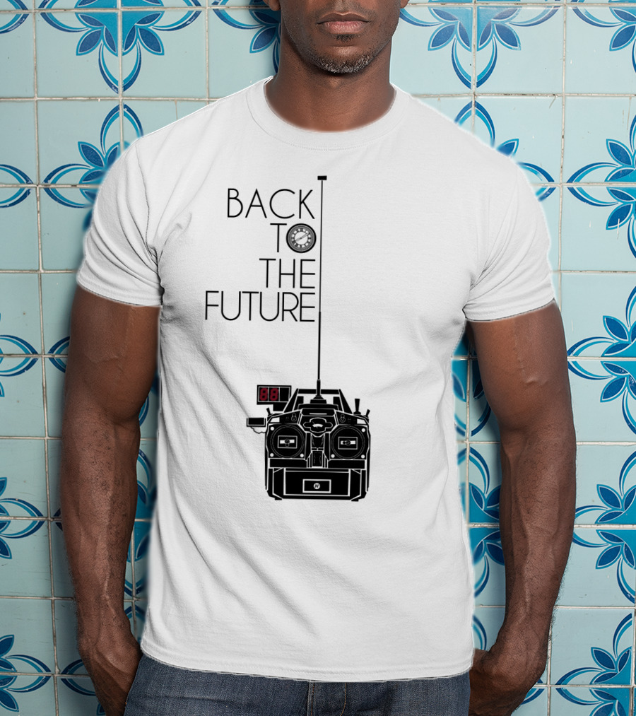 Back To The Future Delorean Vector T-Shirt