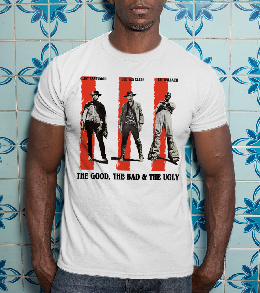 Clint Eastwood Lee Van Cleef Eli Wallach The Good The Bad And The Ugly T-Shirt