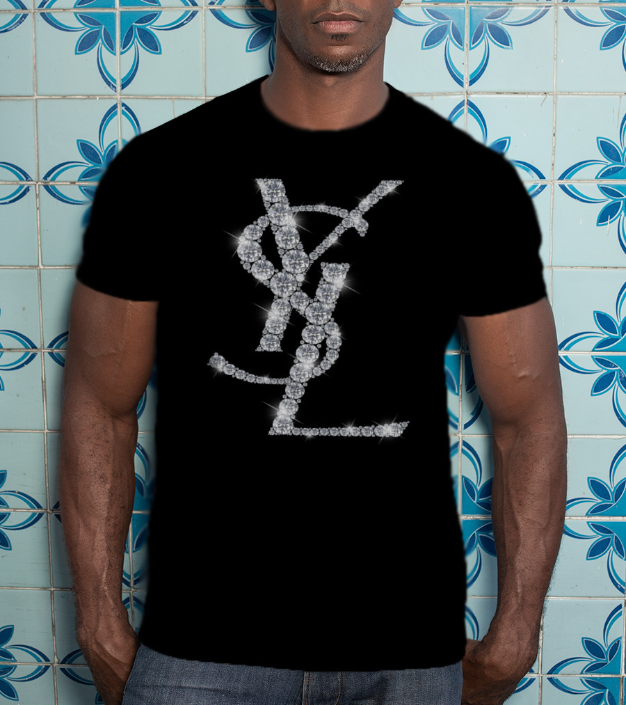 YSLT Diamond Lettering T-Shirt