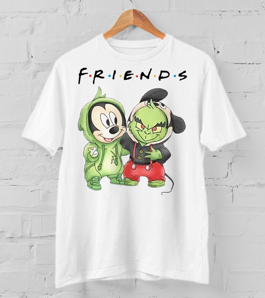 Friends Grinch Mickey Mashup T-Shirt