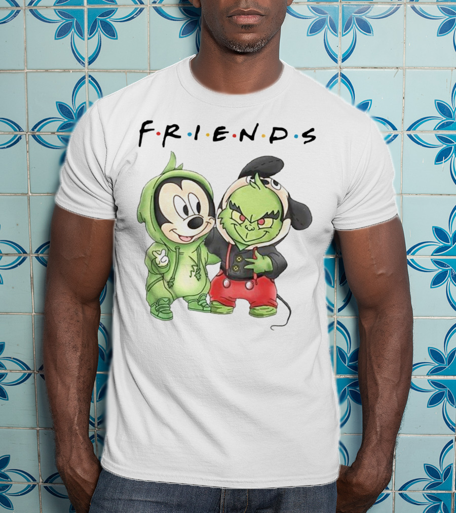 Friends Grinch Mickey Mashup T-Shirt