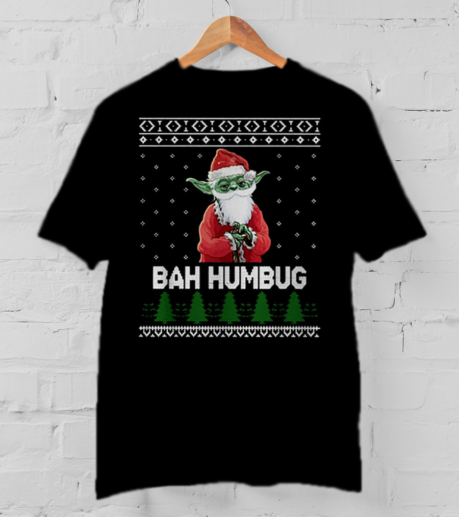 Santa Yoda Bah Humbug Christmas T-Shirt