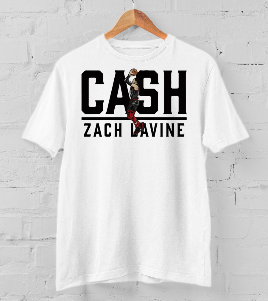Cash Zach Lavine Chicago Basketball Jumper T-Shirt