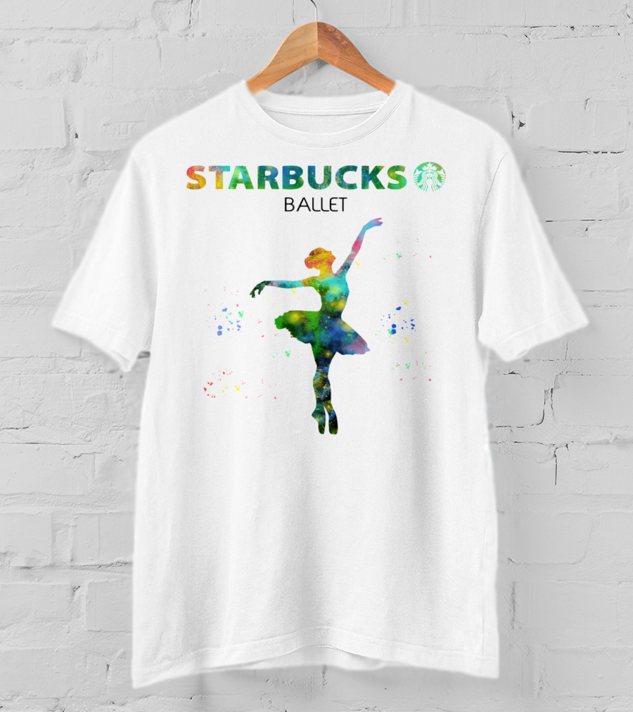 Starbucks Ballet Colorful Dance T-Shirt