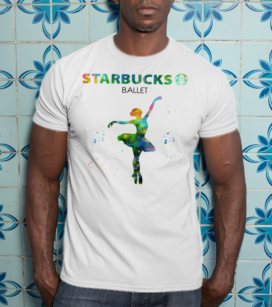 Starbucks Ballet Colorful Dance T-Shirt