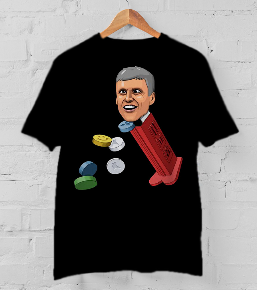 Jim’ll Paint It Dispenser With Flying Colorful Tablets T-Shirt