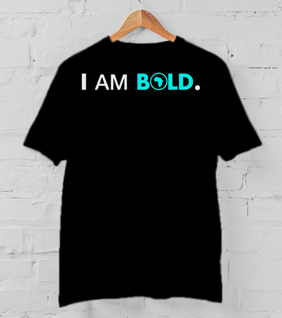 I Am Bold Africa Map T-Shirt