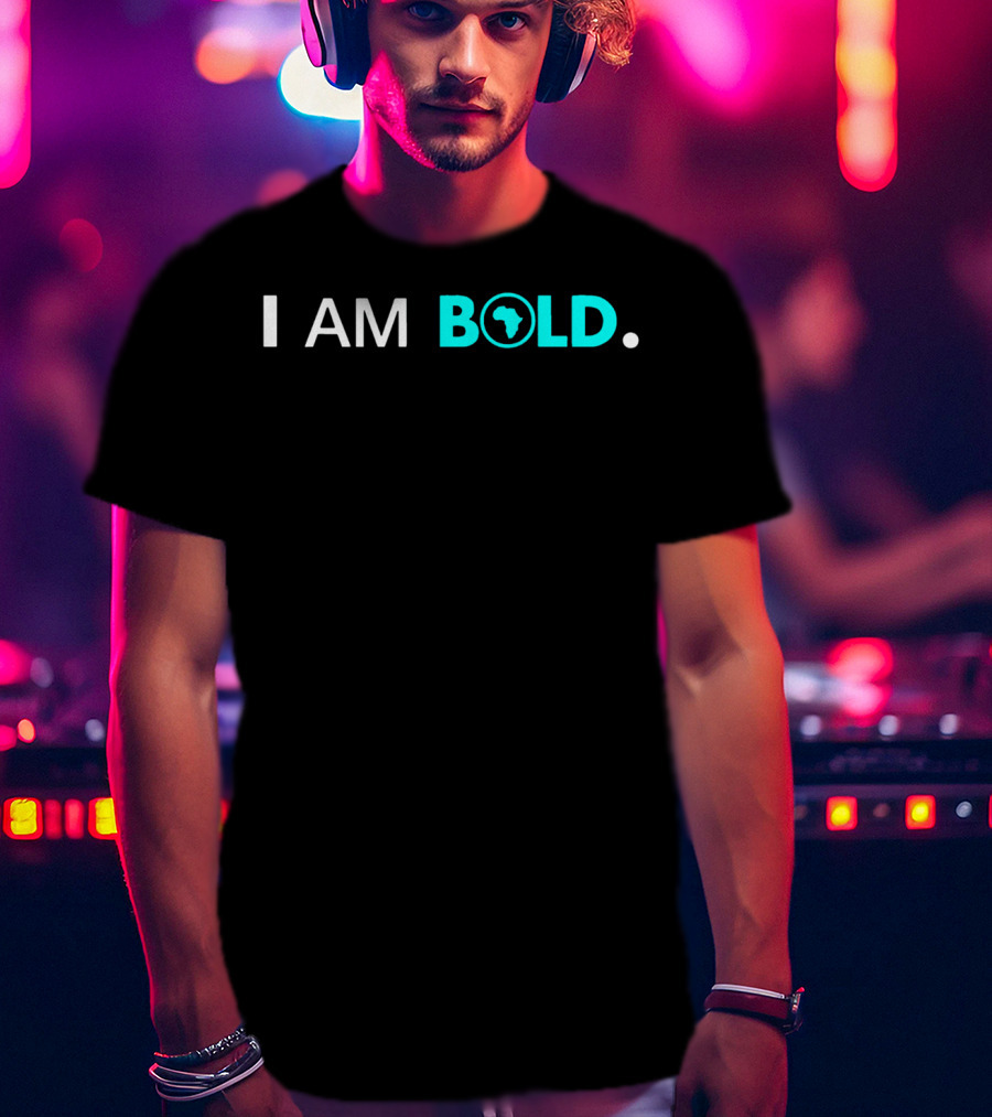 I Am Bold Africa Map T-Shirt