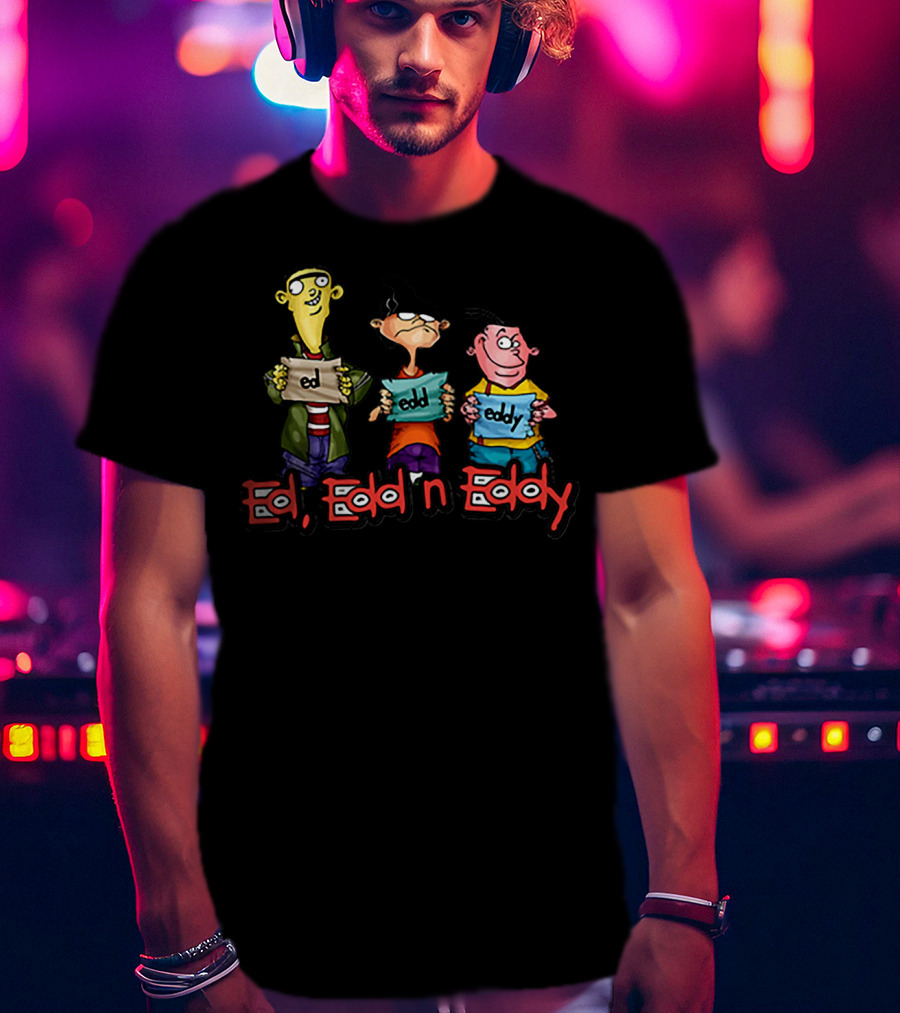 Ed Edd N Eddy Cartoon Characters With Names T-Shirt