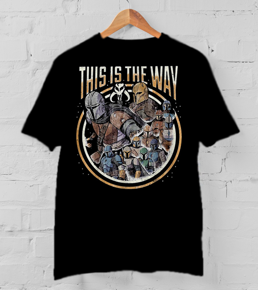 Boba Fett This Is The Way Star Wars Mandalorian Warriors T-Shirt