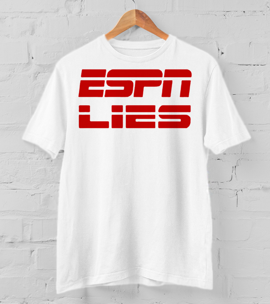 ESPN Lies Red T-Shirt