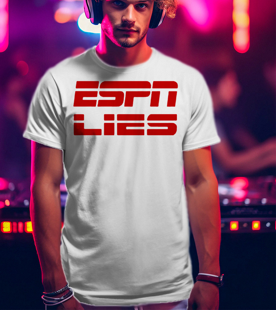 ESPN Lies Red T-Shirt