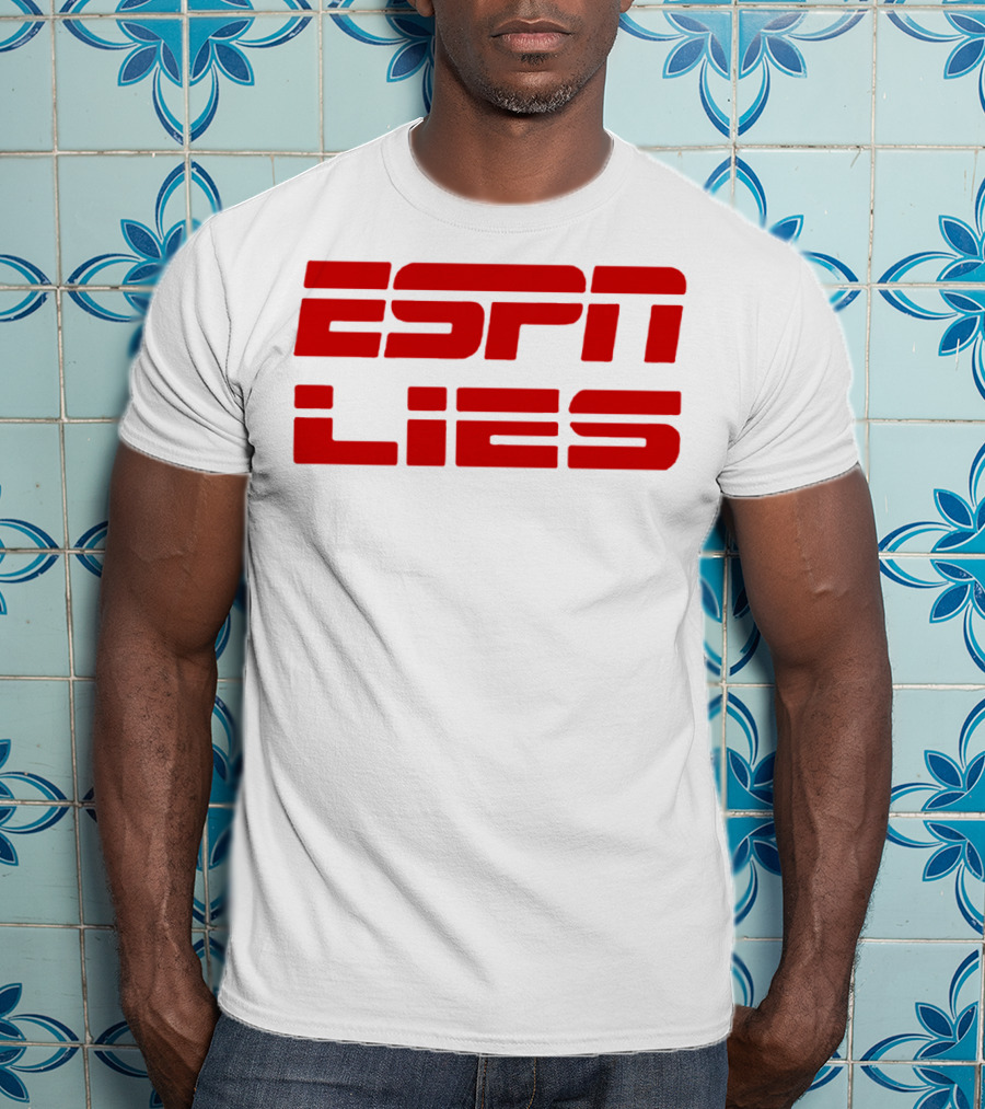 ESPN Lies Red T-Shirt