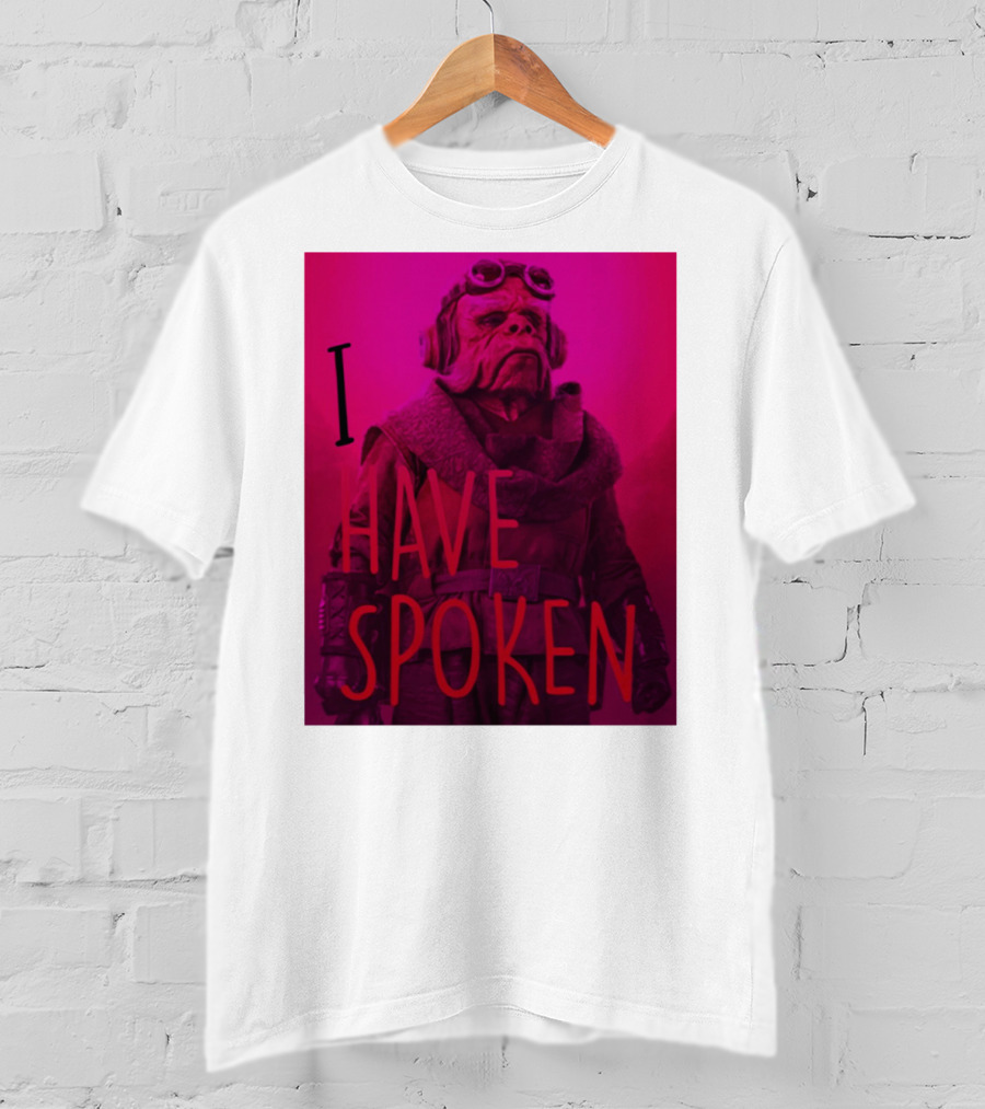 The Mandalorian Kuiil Portrait I Have Spoken T-Shirt
