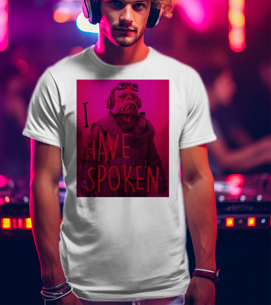 The Mandalorian Kuiil Portrait I Have Spoken T-Shirt