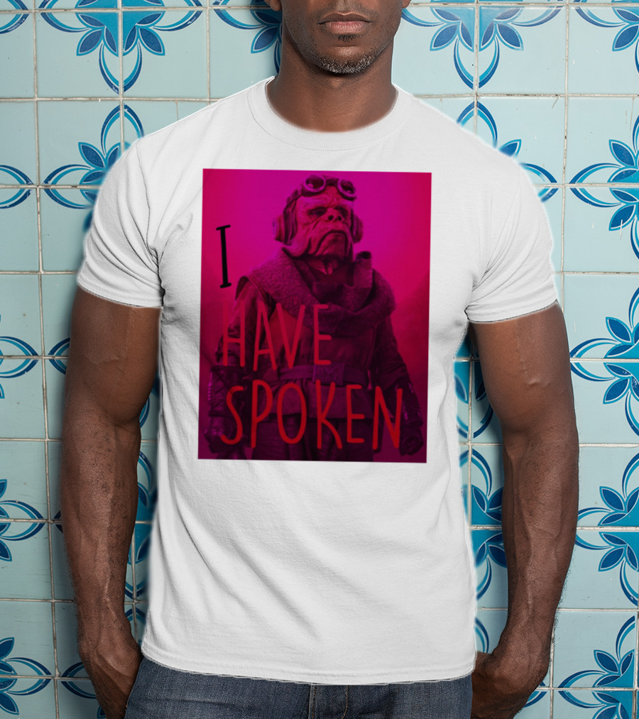 The Mandalorian Kuiil Portrait I Have Spoken T-Shirt
