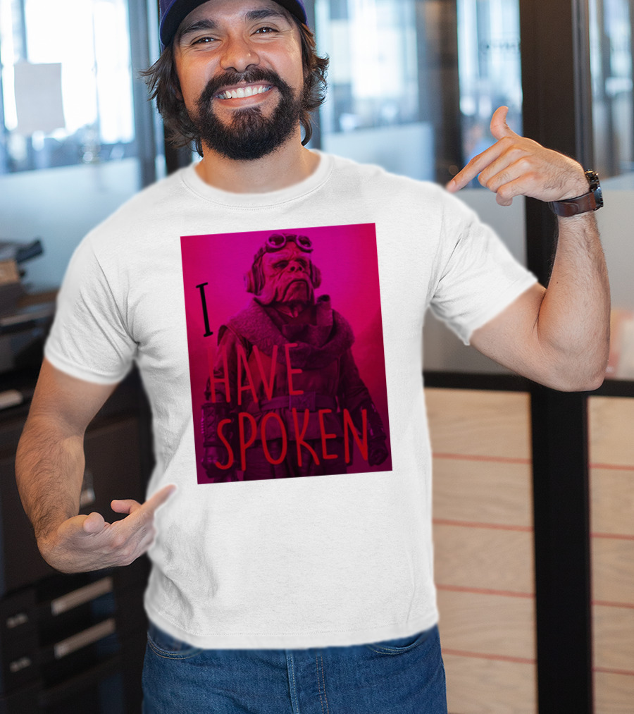 The Mandalorian Kuiil Portrait I Have Spoken T-Shirt