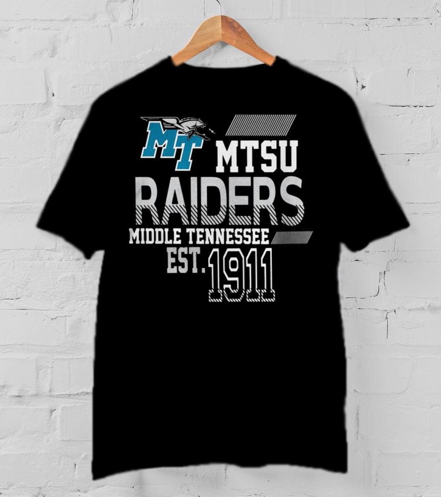 MTSU Raiders Middle Tennessee MT EST1911 T-Shirt