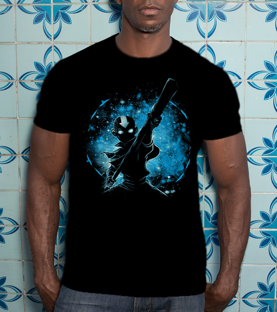 Aang Avatar Space Galaxy Adventure T-Shirt