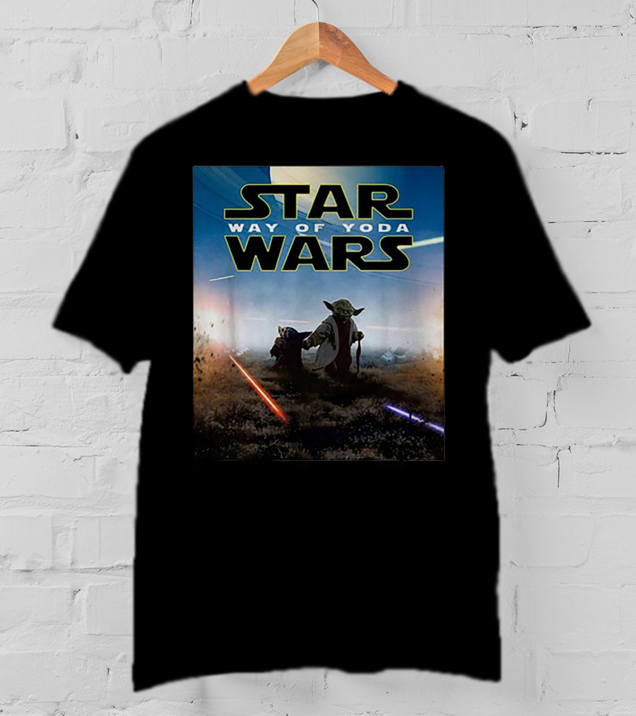Star Wars Way Of Yoda Lightsaber Duel Scene T-Shirt