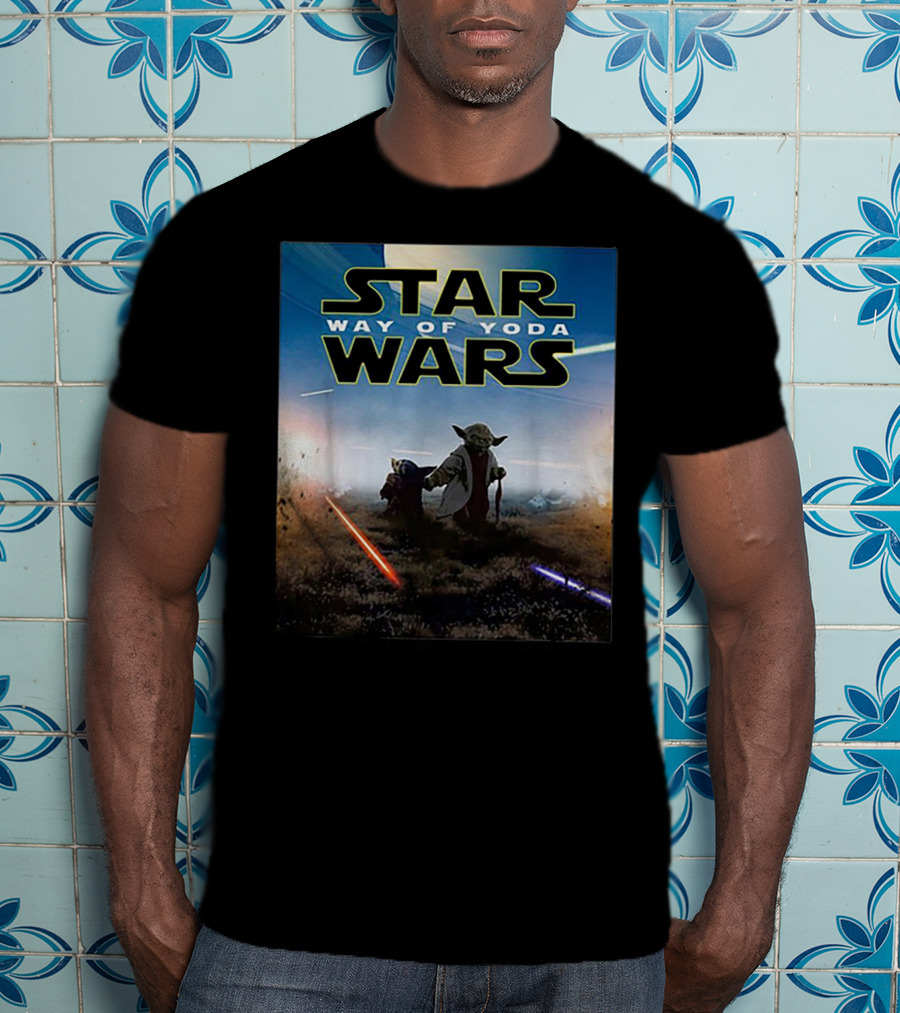 Star Wars Way Of Yoda Lightsaber Duel Scene T-Shirt